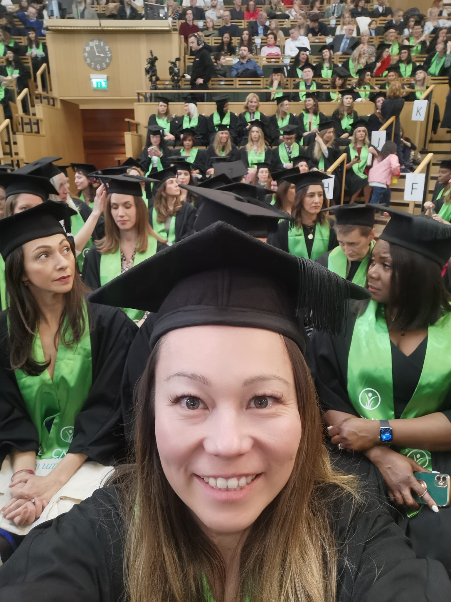 Mariko Broome health coach graduation london Mariko Broome CNM graduation